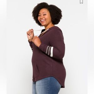 Market & Spruce Kallon Brushed Knit Hoodie